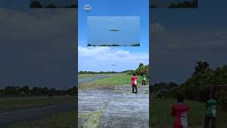 RARE DC8 Low Pass  Flyby NASA N817NA  Armstrong Flight Research Center shorts [upl. by Adnimra796]