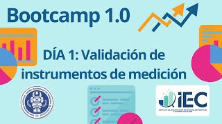 DÍA 1 Bootcamp 10 quotValidación de instrumentos de mediciónquot  IEC 1° Certificación gratuita [upl. by Olivie972]