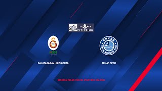 GALATASARAY HDI SİGORTA  ARKAS SPOR SMS Grup Efeler Ligi [upl. by Ahsikahs944]