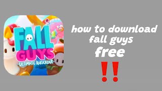 How to get Fall Guys on mobile iPhone outside of Eu [upl. by Lindie225]