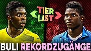 Wir ranken BundesligaRekordtransfers Calcio Berlin TIERLIST [upl. by Milurd]