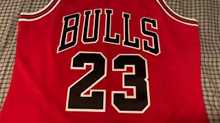 Michael Jordan Jersey Authentic Mitchell And Ness 9798 NBA Finals Edition 4K [upl. by Singleton]