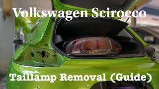 Volkswagen Scirocco Taillamp Removal Stepbystep Guide [upl. by Dedrick]