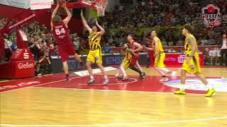 46ersTV Highlights  GIESSEN 46ers vs MHP RIESEN Ludwigsburg [upl. by Atinaujnas]