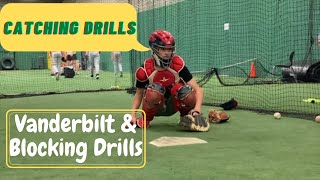 Baseball catcher drills  Vanderbilt drills [upl. by Eniarda]