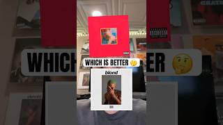 Blonde or MBDTF 🤔 frankocean kanyewest rap [upl. by Euqinot413]