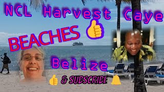 Harvest Caye Belize  Walking Tour of the Beaches [upl. by Calysta531]