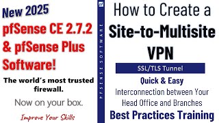 pfSense 272 New  Configure a SitetoMultiSite VPN over SSLTLS VPN Tunnel [upl. by Doi526]