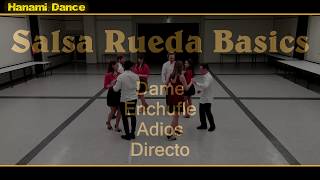 Salsa Rueda Basics  Dame Enchufle Adios Directo  Hanami Dance  Kristof Zsolt [upl. by Demaggio]