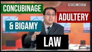 Batas tungkol sa Concubinage Adultery and Bigamy  Kuya Mark Tolentino [upl. by Greene]