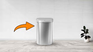 Ninestars DZT 8035 Motion Sensor Trash Can Review Smart Waste Management 2024 [upl. by Nylyak]