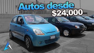 Autos desde 24 mil pesos Matiz Chevy Faw Fiesta Neon en Tianguis de autos Ballisco Ecatepec [upl. by Kinimod]