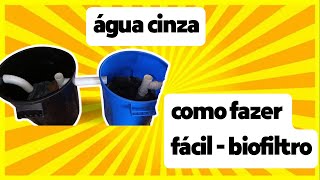 ✅🧺🚿Tratamento de águas cinzas como fazer biofiltro verde agua de maquina de lavar roupa [upl. by Weight348]