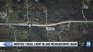 Deputies 1 dead 2 injured in Lake Michigan Drive crash [upl. by Naiva709]