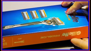 Gillette Pro Glide  4 Pack Razor Blades  Unboxing [upl. by Ainnek]