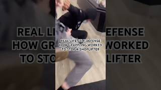 Skilled Grappler Stops Shoplifter in selfdefense shorts bjj [upl. by Breeze]