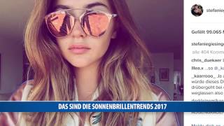 Das sind die SonnenbrillenTrends 2017 [upl. by Taddeo]