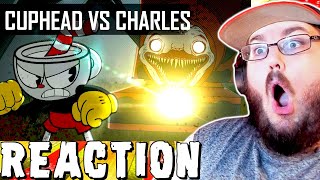 CUPHEAD VS CHOO CHOO CHARLES BOSS BATTLE ANIMATION By moroproduction REACTION [upl. by Sedgewake]