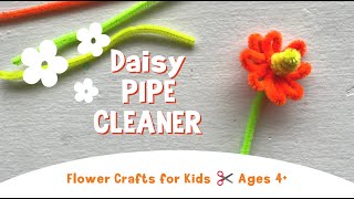 How to Make a Pipe Cleaner Daisy [upl. by Trebmer66]