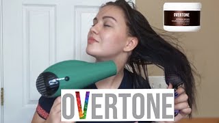 OVERTONE review  Espresso brown oVertone hair transformation [upl. by Grady]