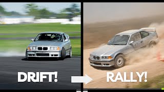 We take the E36 M3 from DRIFT car to RALLY car [upl. by Nuahsyt467]