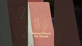 NEW Walmart Planners prices and flip through of the best planners [upl. by Annaiviv]