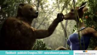 Flashback  publicité Orangina 2007  naturellement pulpeuse [upl. by Carolle]