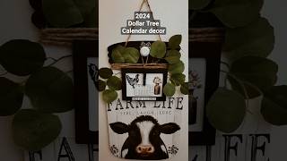 2024 Dollar Tree Calendar DIYS dollartree calendar dollartreediy [upl. by Einhoj]