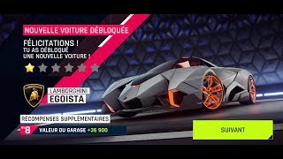 Asphalt 9 Lamborghini Egoista unlocked [upl. by Ahsimik]