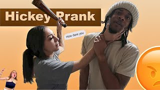 HICKEY PRANK ON GF CRAZY REACTION 🫨 [upl. by Atekahs]