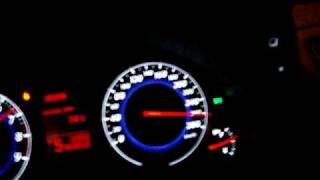 Infiniti G37 sedan from 0 to 265 kmhr  3 [upl. by Enahc47]