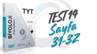 Test 14 Enzimler  Oxi Serisi Biyoloji  OksijenYayınları [upl. by Floris]