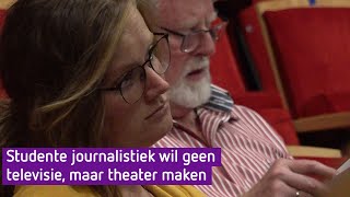 Journalistiekstudent maakt theater over eenzaamheid [upl. by Ecyor]