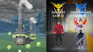 🧚‍♀️FairyPoison😈 Type PokémonWeezing Raidraid weezing pokemongo shorts pokemon [upl. by Murrah]