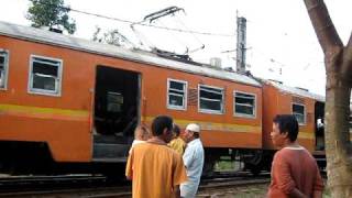 KRL Rheostatic depart Serpong Station [upl. by Naimad]