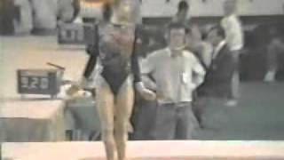 svetlana boginskaya 1990 world cup ef floor exercise [upl. by Gabriell903]