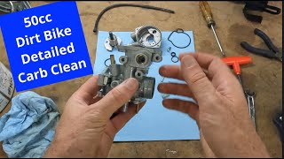 Full Carburetor Cleaning  TTR50 Troubleshooting Part 2 [upl. by Yssep]