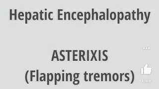 ASTERIXIS Flapping tremorsHepatic EncephalopathyGeneral MedicineMR MEDICAL COLLEGETREMORS [upl. by Harhay]