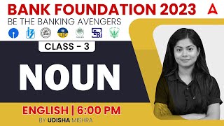 THE BANKING AVENGERS 2023 Bank Exams  ENGLISH Noun Class2 by Udisha Mishra [upl. by Repsaj]