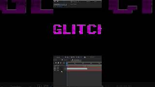 text effect glitch👑  After Effects [upl. by Bittner738]