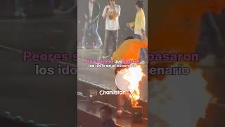 Peores sustos que pasaron los idols en conciertos kpop fyp bts blackpink twice viralvideo ive [upl. by Adnov]