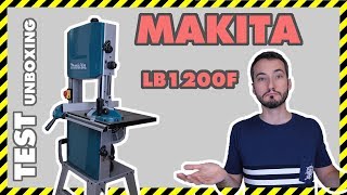 TEST 02 SCIE A RUBAN MAKITA LB1200F  UNBOXING et TEST [upl. by Serolod]