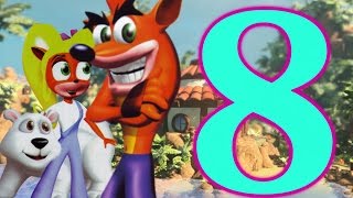 Bear It amp Air Crash Clear Gems  Crash Bandicoot 2 Walkthrough Part 8 PS1 Lets Play [upl. by Lecram]