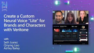 The AI Show Ep 56  Create a Custom Neural Voice quotLitequot for Brands and Characters with Veritone [upl. by Una]