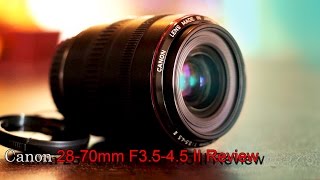 Canon 2870mm F3545 II Lens Review with PhotoVideo samples [upl. by Bevis]