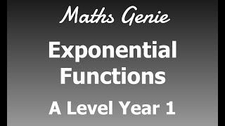 Exponential Functions [upl. by Holt]