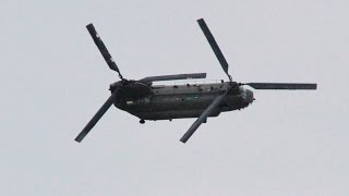 CLACTON AIRSHOW  RAF BOEING CH47 CHINOOK DISPLAY TEAM  2015 [upl. by Sadye127]