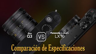 Leica Q3 vs Panasonic Lumix LX10 Una Comparación de Especificaciones [upl. by Silvio524]