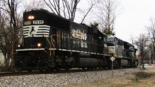 NS SD60M SD60I SD70M2 And SD70 Locomotive Compilation [upl. by Esserac]