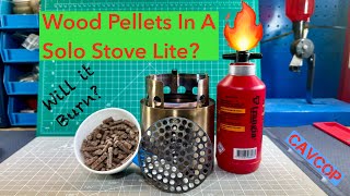 Solo Stove with wood pellets [upl. by Chane896]